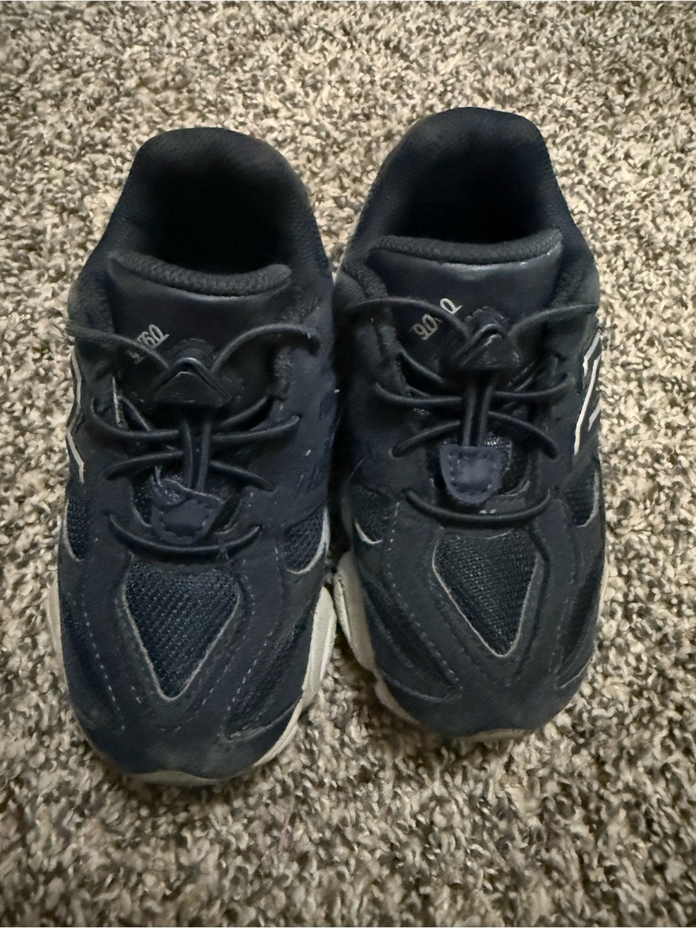 New balance 9060 kids size 9c black